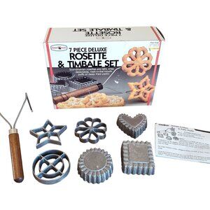7 pc Nordic Ware Deluxe Rosette and Timbale Set